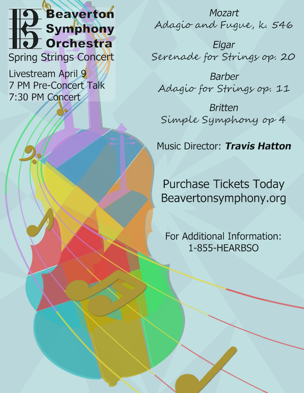 April 2021 Concert Poster concert poster